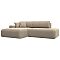 Диван угловой Лига-036 НПБ Модерн левый угол Велюр Бежевый