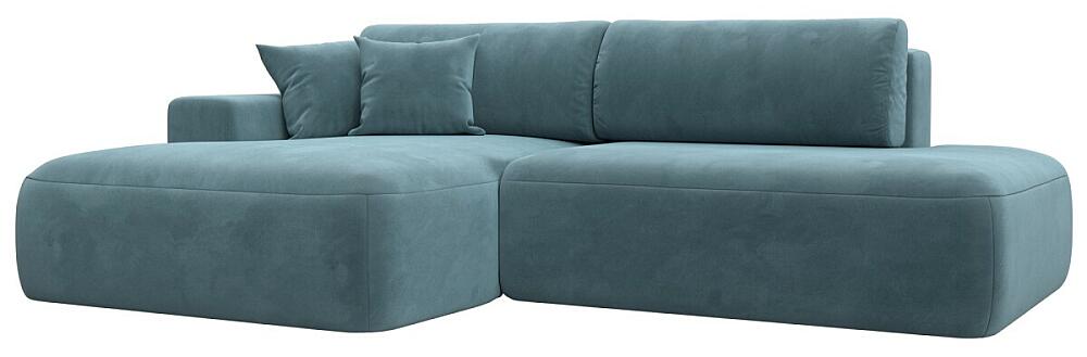Диван угловой Лига-036 НПБ Модерн левый угол Велюр Бирюзовый 83999₽
