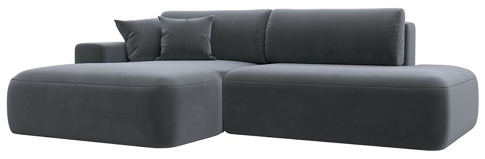 Диван угловой Лига-036 НПБ Модерн левый угол Велюр Серый 83999₽