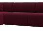 Диван угловой лига-036 нпб модерн лонг левый угол микровельвет бордовый еврокнижка