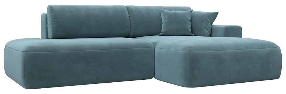Диван угловой Лига-036 НПБ Модерн правый угол Велюр Бирюзовый 83999₽