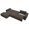 Диван угловой лига рогожка-036 нпб классик лонг левый угол амур 05 коричневый еврокнижка