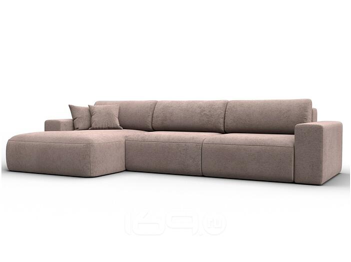 Диван угловой лига-036 нпб классик лонг левый угол tower 05 бежевый еврокнижка