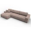 Диван угловой лига-036 нпб классик лонг левый угол tower 05 бежевый еврокнижка
