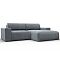 Диван угловой лига велюр-036 нпб классик правый угол tower 10 серый еврокнижка