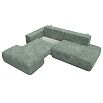 Диван угловой лига велюр-036 нпб модерн левый угол brut 08 зеленый еврокнижка