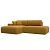 Диван угловой лига-036 нпб модерн левый угол brut 10 желтый еврокнижка