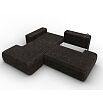 Диван угловой лига велюр-036 нпб модерн левый угол brut 17 коричневый еврокнижка