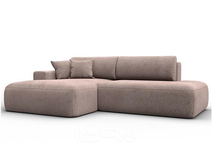 Диван угловой лига-036 нпб модерн левый угол tower 05 бежевый еврокнижка