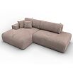 Диван угловой лига-036 нпб модерн левый угол tower 05 бежевый еврокнижка