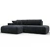Диван угловой лига велюр-036 нпб модерн левый угол tower 11 темно-серый еврокнижка