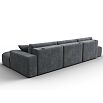 Диван угловой лига велюр-036 нпб модерн лонг правый угол brut 16 темно-серый еврокнижка