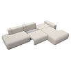 Диван угловой лига замша-036 нпб модерн лонг правый угол joly 05 бежевый еврокнижка