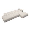 Диван угловой лига замша-036 нпб модерн лонг правый угол joly 05 бежевый еврокнижка