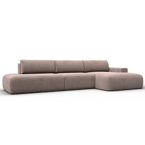Диван угловой лига-036 нпб модерн лонг правый угол tower 05 бежевый еврокнижка