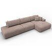 Диван угловой лига-036 нпб модерн лонг правый угол tower 05 бежевый еврокнижка