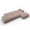 Диван угловой лига-036 нпб модерн лонг правый угол tower 05 бежевый еврокнижка