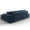 Диван угловой лига велюр-036 нпб модерн правый угол tower 13 синий еврокнижка