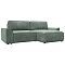 Диван угловой Лига-048 НПБ Велюр BRUT 08 зеленый