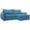 Диван угловой лига-051 нпб угол универсальный рогожка амур 10 голубой еврокнижка