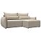 Диван угловой Лига-051 НПБ угол универсальный Велюр NESS 04 бежевый
