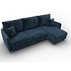 Диван угловой лига велюр-064 нпб угол универсальный tower 13 синий пантограф (тик-так)
