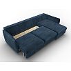 Диван угловой лига велюр-064 нпб угол универсальный tower 13 синий пантограф (тик-так)