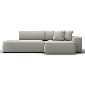 Диван угловой лига-065 бп угол правый амур 02 бежевый еврокнижка