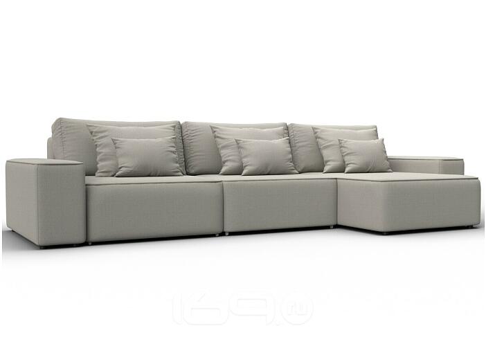 Диван угловой лига рогожка-074 угол универсальный амур 02 бежевый еврокнижка