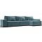 Диван угловой лига велюр-074 угол универсальный seven 113 бирюзовый еврокнижка