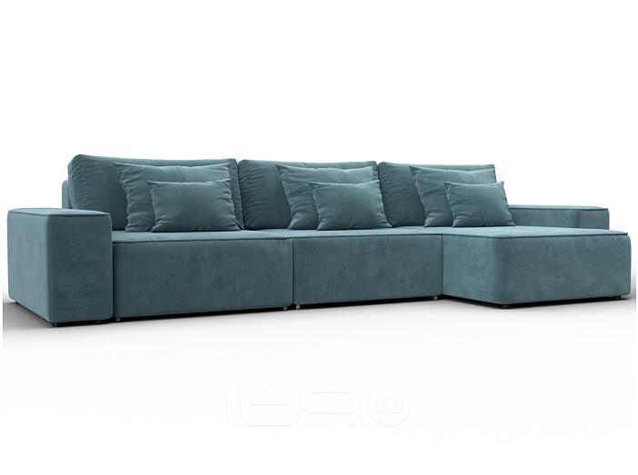 Диван угловой лига-074 угол универсальный seven 113 бирюзовый еврокнижка