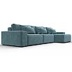 Диван угловой лига-074 угол универсальный seven 113 бирюзовый еврокнижка