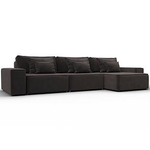 Диван угловой лига-074 угол универсальный seven 727 коричневый еврокнижка