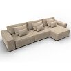 Диван угловой лига-074 угол универсальный seven 729 бежевый еврокнижка
