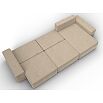 Диван угловой лига-074 угол универсальный seven 729 бежевый еврокнижка