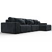 Диван угловой лига велюр-074 угол универсальный tower 11 темно-серый еврокнижка