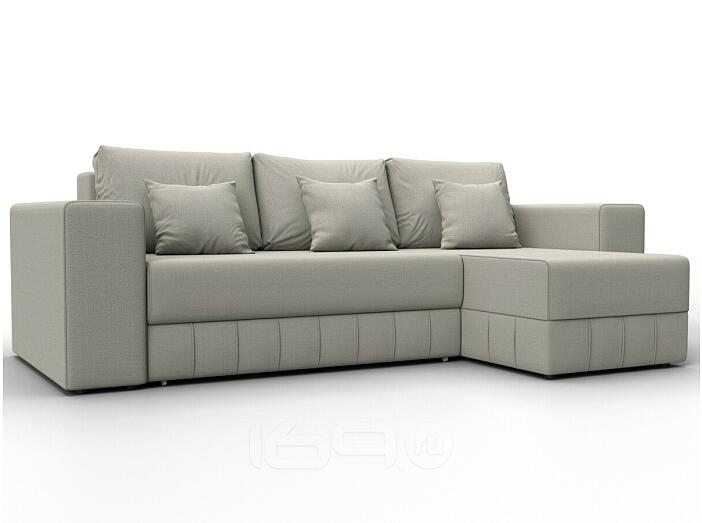 Диван угловой лига-076 угол универсальный амур 02 бежевый еврокнижка