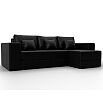Диван угловой лига экокожа-076 угол универсальный grifon 18 черный еврокнижка