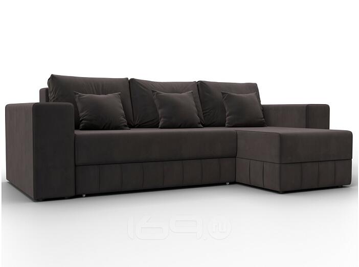 Диван угловой лига-076 угол универсальный seven 727 коричневый еврокнижка
