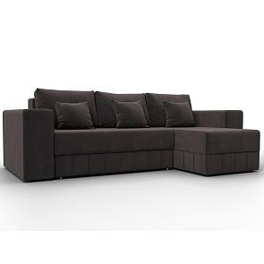 Диван угловой лига-076 угол универсальный seven 727 коричневый еврокнижка