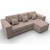 Диван угловой лига велюр-076 угол универсальный tower 05 бежевый еврокнижка