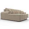Диван угловой лига-080 угол левый seven 729 бежевый еврокнижка