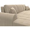 Диван угловой лига-080 угол левый seven 729 бежевый еврокнижка