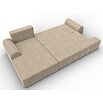 Диван угловой лига-080 угол левый seven 729 бежевый еврокнижка