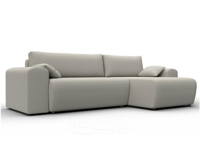 Диван угловой лига-099 угол универсальный амур 02 бежевый еврокнижка