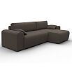 Диван угловой лига-099 угол универсальный амур 05 коричневый еврокнижка