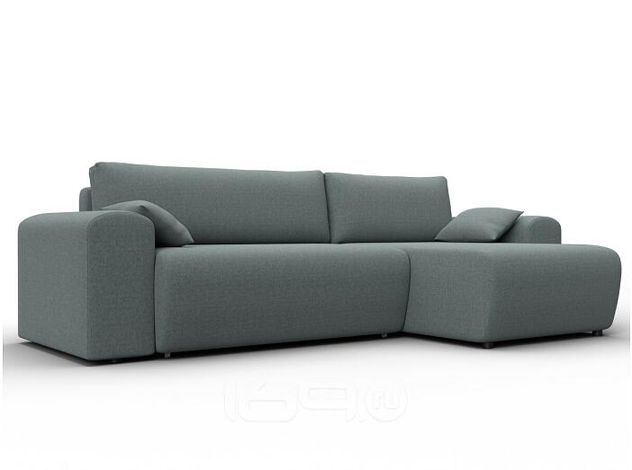 Диван угловой лига-099 угол универсальный амур 07 серый еврокнижка