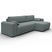 Диван угловой лига-099 угол универсальный амур 07 серый еврокнижка