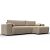 Диван угловой лига-099 угол универсальный seven 729 бежевый еврокнижка