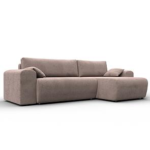 Диван угловой лига велюр-099 угол универсальный tower 05 бежевый еврокнижка